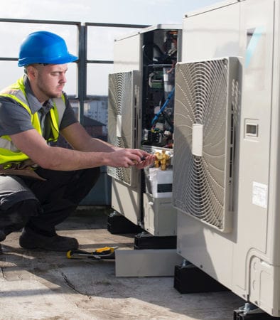 HVAC services with field management software
